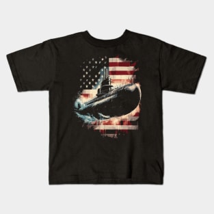 American Submarine Kids T-Shirt